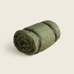 🔥J.Crew Quilted Self-Storing PUFFER Car Blanket w/PrimaLoft NWT!🔥